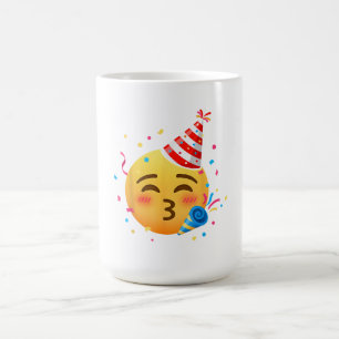 Caneca De Café Festa de Emoticon Divertido
