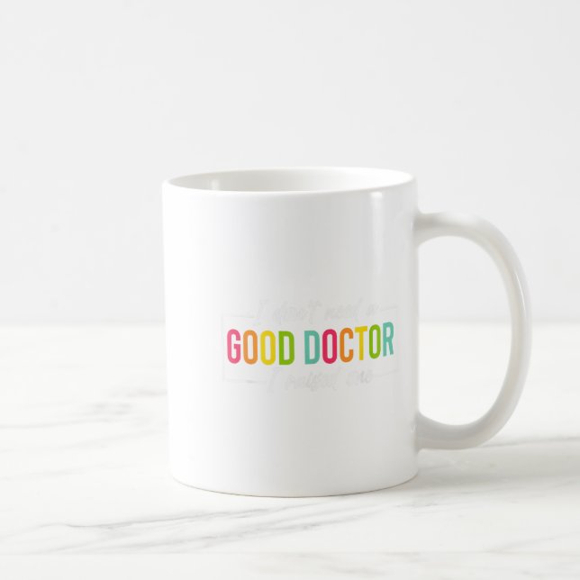 Caneca De Café Festa de formando que não preciso de um bom médico (Direita)