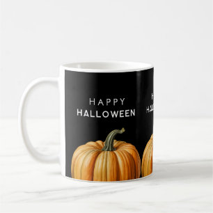 Caneca De Café Festa de Halloween com abóbora vintage