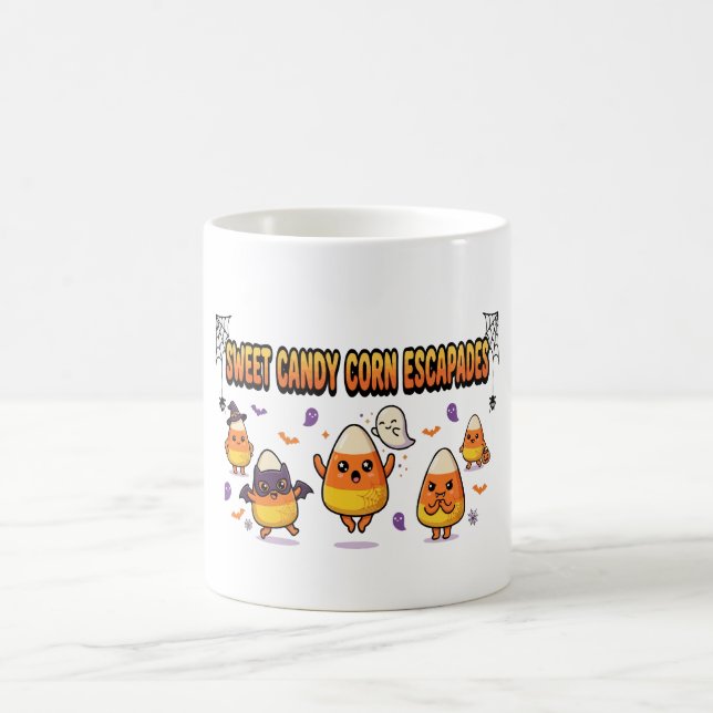 Caneca De Café Festa de Halloween de Doce Milho Fofo (Centro)