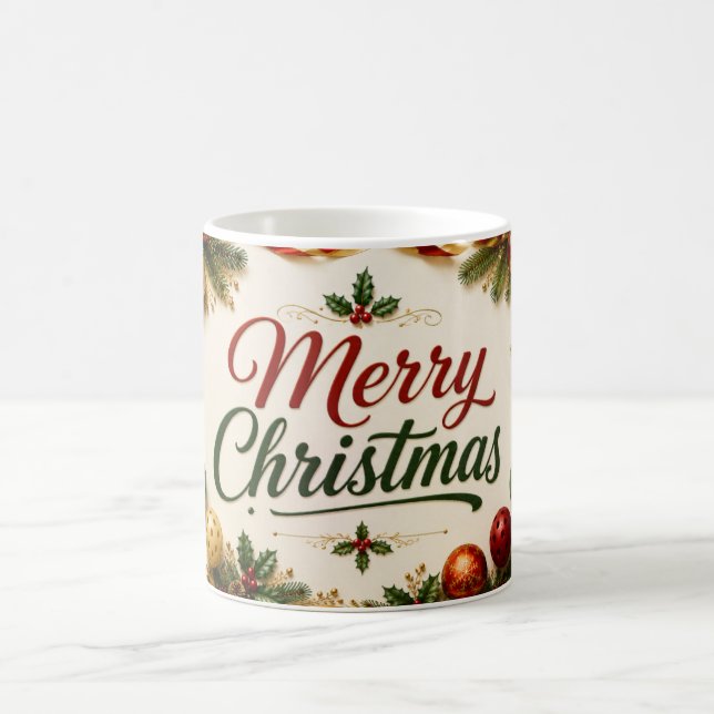 Caneca De Café Festa de Natal de Pickleball (Centro)