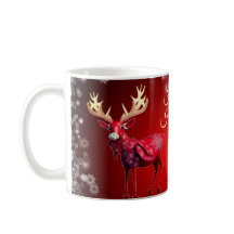 Festa de Natal Red Reindeer Férias de inverno