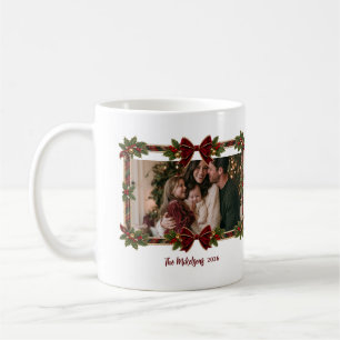 Caneca De Café Festa de Plaid Natal Grandmillennial Estilo