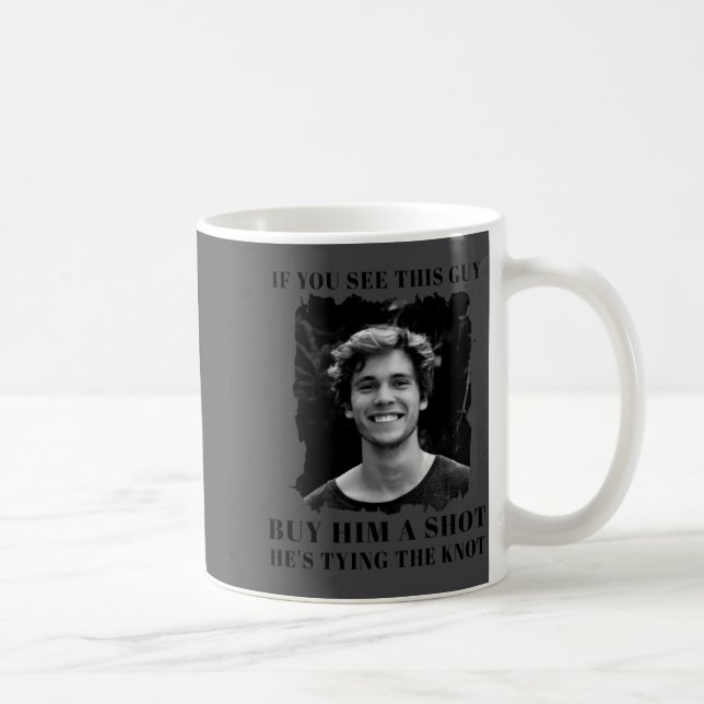 Caneca De Café Festa de Solteirão Divertida Masculina  (Direita)