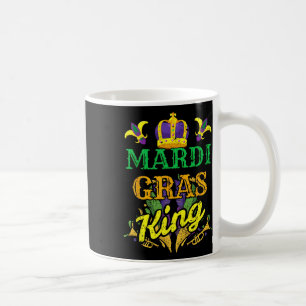Caneca De Café Festa do Rei do Carnaval Mardi Gras Fantasia Prese
