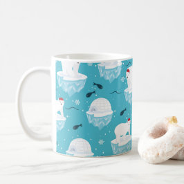 Caneca De Café Festa do Urso Polar