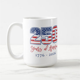 Caneca De Café Festa dos 250 Anos da América