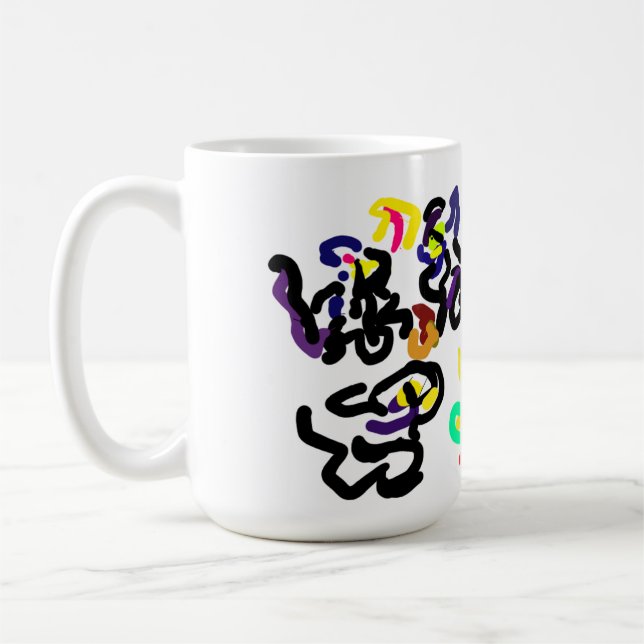 Caneca De Café Festa dos Gatos Pretos (Esquerda)