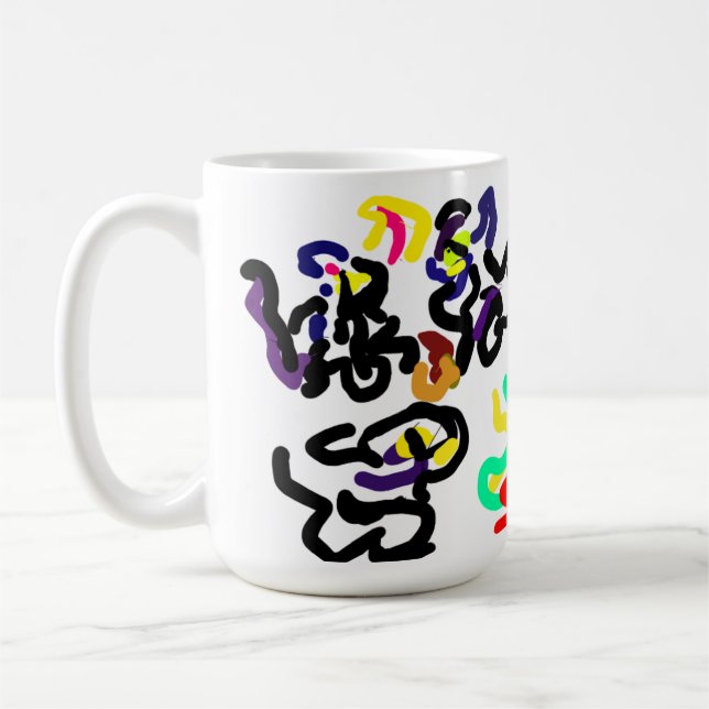 Caneca De Café Festa dos Gatos Pretos (Esquerda)