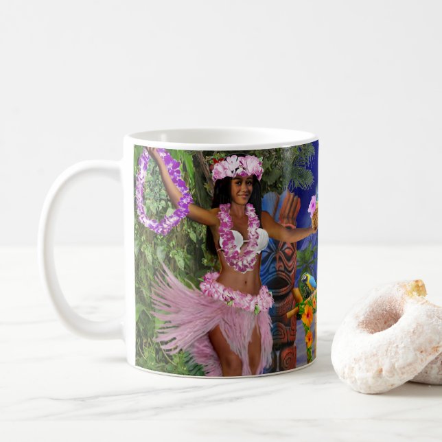 CANECA DE CAFÉ FESTA LUAU (Com Donut)
