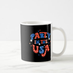 Caneca De Café Festa Nos EUA 4 De Julho Dia Da Independência EUA