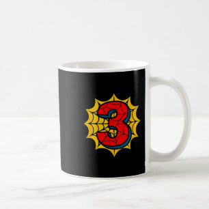 Caneca De Café Festa Tema Sder de 3 Anos de Idade Meninos
