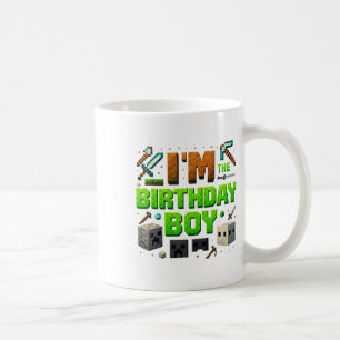 Caneca De Café Festa Vídeo Gamer Pixel Número Sou O Aniversário B