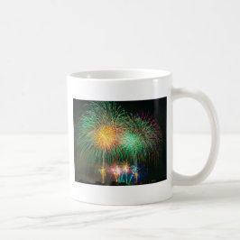 Caneca De Café Festival de Luz de Fogos de Artifício Japão