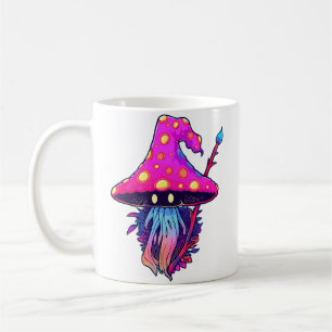 Caneca De Café Festival de Música Eletrônica Trippy Wizard Psyche