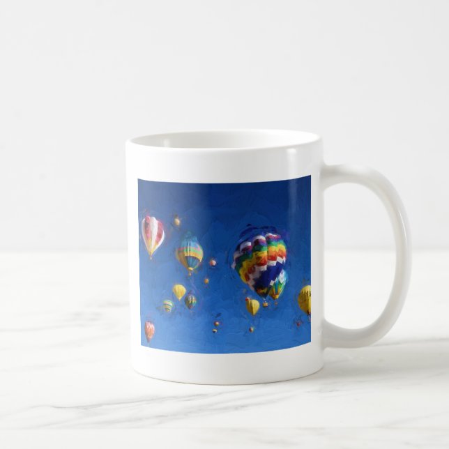 Caneca De Café Festival do balão de Albuquerque (Direita)
