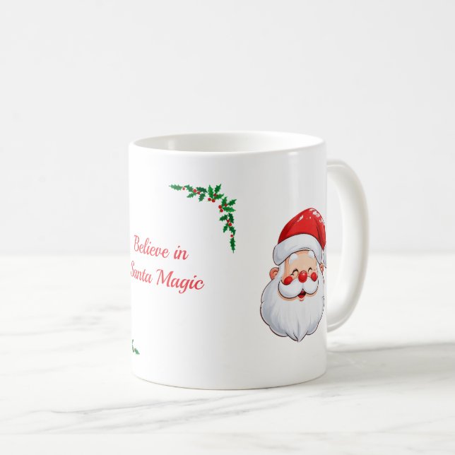 Caneca De Café Festive Christmas Coffee Mug (Frente Esquerda)