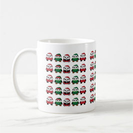 Caneca De Café Festive Christmas Pattern – Seamless Holiday Icons