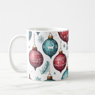 Caneca De Café Festive ornament pattern