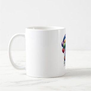 Caneca De Café Festivo Balão Gnomo