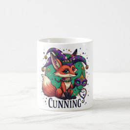 Caneca De Café Festivo Mardi Gras Fox Mug