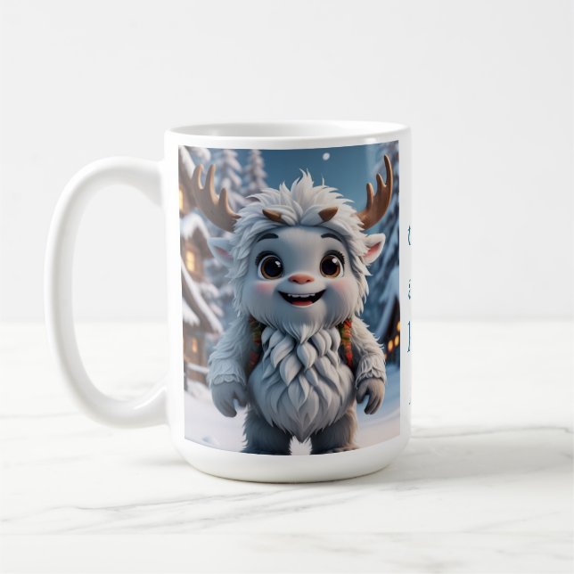 Caneca De Café Festivo Yeti (Esquerda)