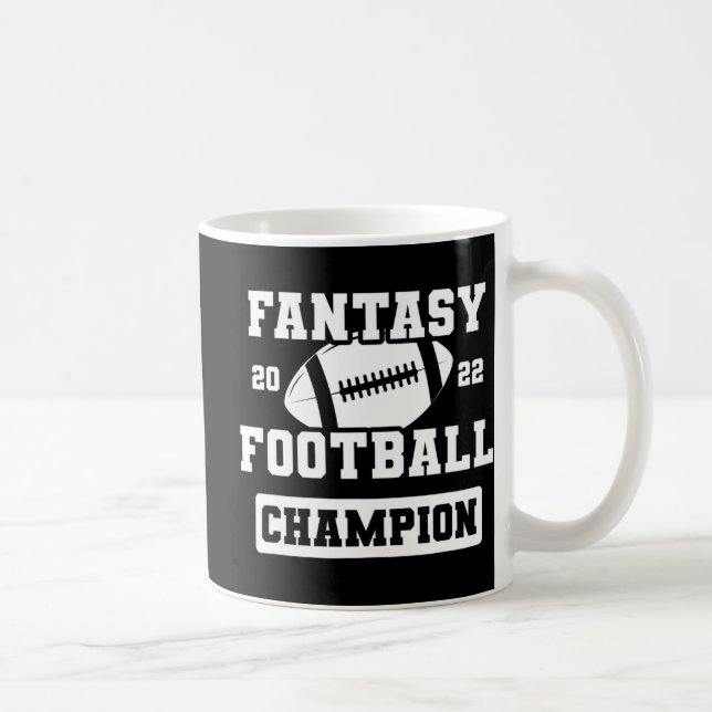 Caneca De Café FFL League Champ Winner 2022 Fantasy Football Cham (Direita)