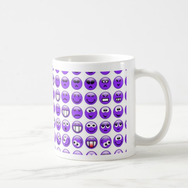 Caneca De Café fi_smilies_purple, fi_smilies_purple (Direita)
