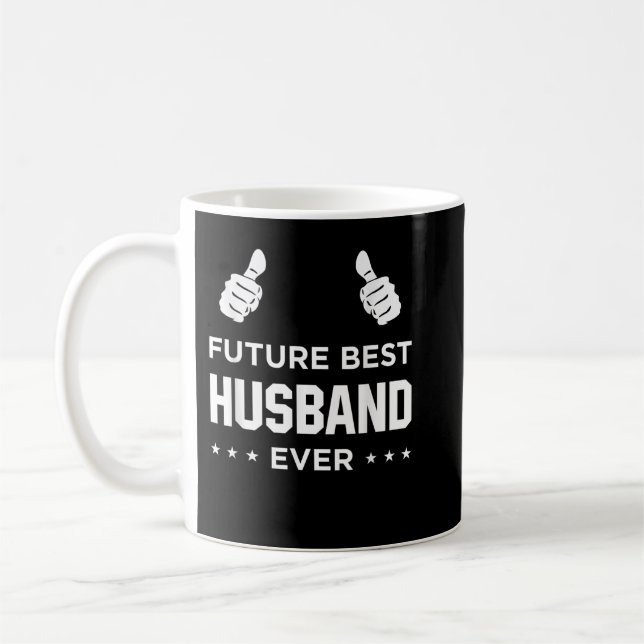Caneca De Café Fiance Futuro Melhor Marido De Todos Os Casamentos (Esquerda)