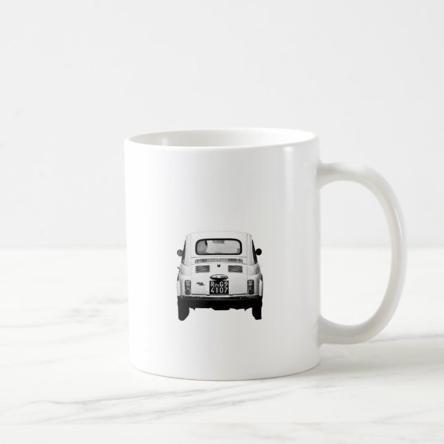 Caneca De Café Fiat 500 em Roma, Italia (Direita)