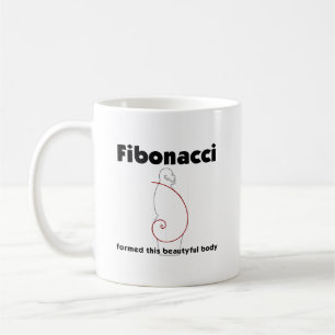 Caneca De Café Fibonacci formou corpo Obesidade com excesso de pe