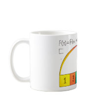 Fibonacci Spiral Math Mug