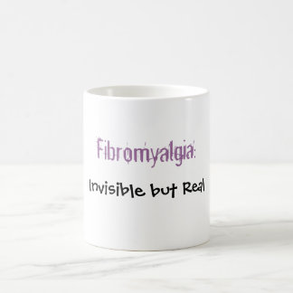 Caneca De Café Fibromialgia: , Invisível mas real
