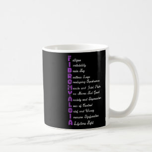 Caneca De Café Fibromialgia Significa Fibromiose Crônica Da Dor C