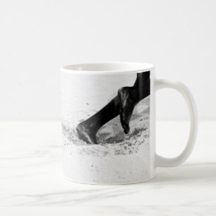 Caneca De Café ficando sem areia
