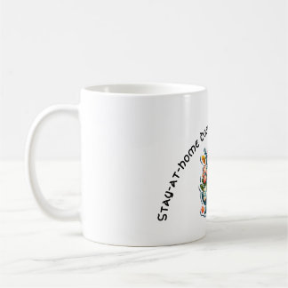 Caneca De Café Ficar em casa não significa ficar parado