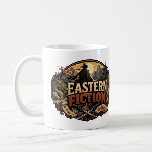 Caneca De Café Ficção Oriental (Esquerda)