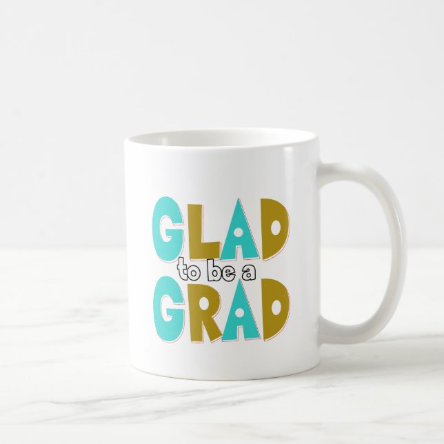 Caneca De Café Fico feliz em ser um Formando de graduação 2012 (Direita)