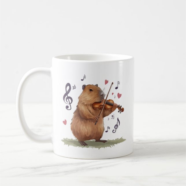 Caneca De Café fiddler capybara (Esquerda)