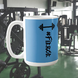 Caneca De Café #Fierce Barbell Mug