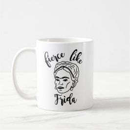 Caneca De Café Fierce como Frida Mug - Frida Kahlo