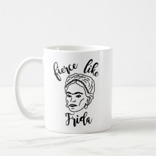 Caneca De Café Fierce como Frida Mug - Frida Kahlo