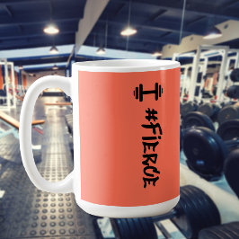 Caneca De Café #Fierce Dumbbell Mug