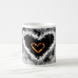 Caneca De Café Fiery Abyss "Fireball Series"