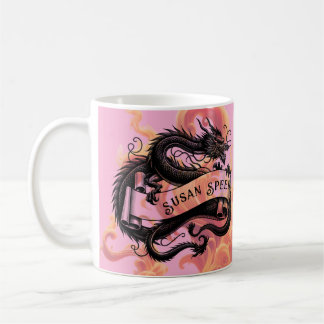 Caneca De Café Fiery Dragon Mug