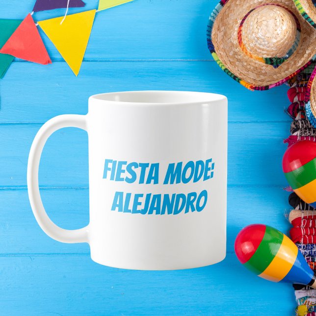 Caneca De Café Fiesta Mode Personalizado Cinco de Mayo (Criador carregado)