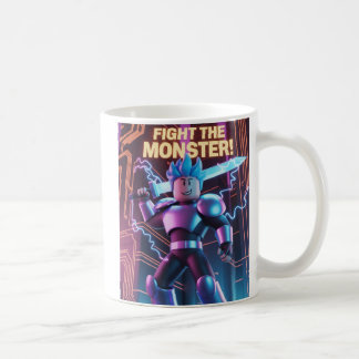Caneca De Café Fight the monster 