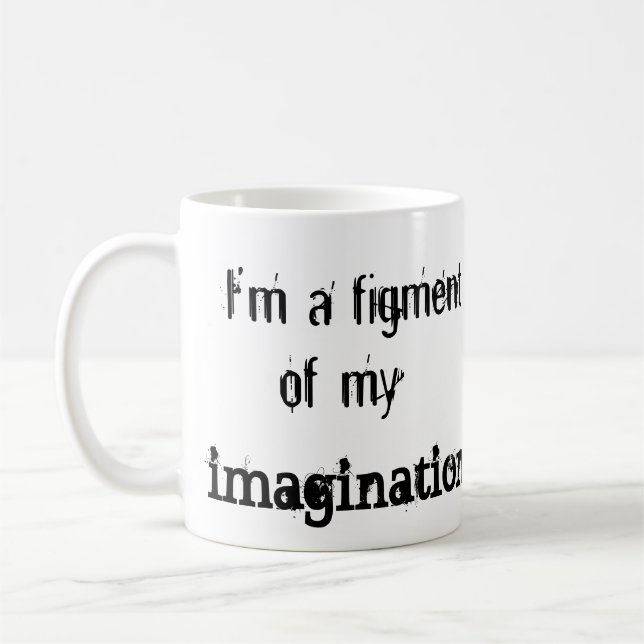 Caneca De Café Figura da minha imaginação (Esquerda)