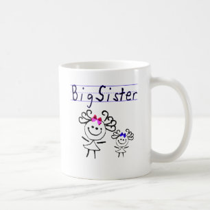 Caneca De Café Figura da vara da irmã mais velha