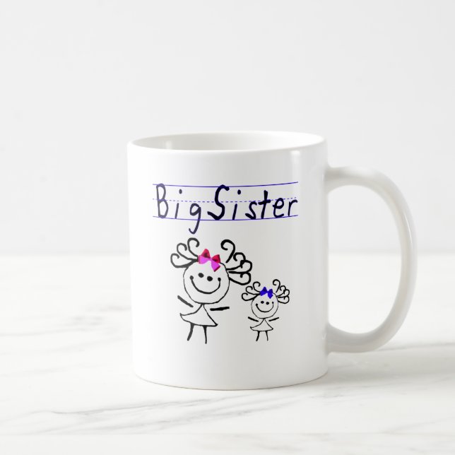 Caneca De Café Figura da vara da irmã mais velha (Direita)